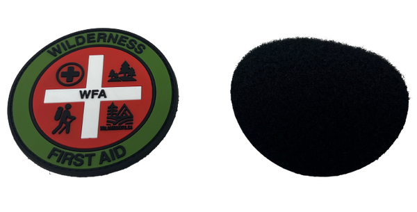 Wilderness First Aid PVC Hook and Loop Patch