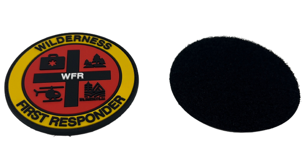 Wilderness First Responder PVC Hook and Loop Patch