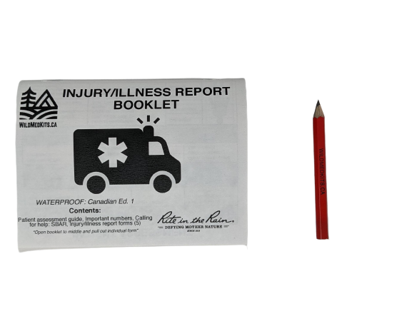 Injury/Illness Report Booklet