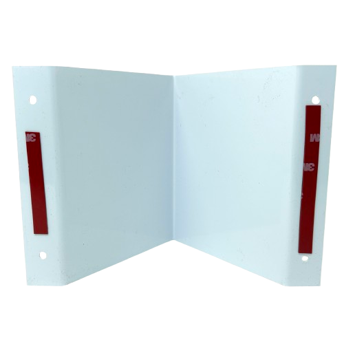 3-Way Projecting Wall Safety Sign: AED, Fire, First Aid Kit