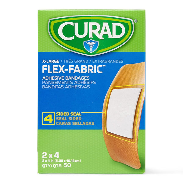 X-Large Flex-Fabric Adhesive Bandage 2" x 4"