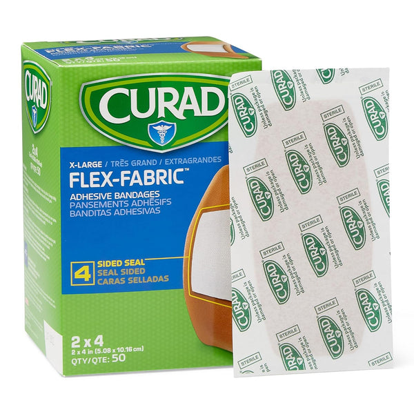 X-Large Flex-Fabric Adhesive Bandage 2" x 4"