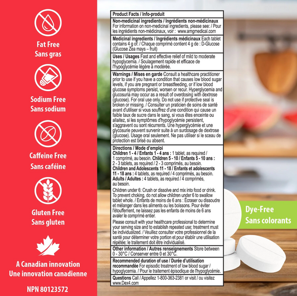 Dex4 Glucose Tabs: 10 Tablet Tube