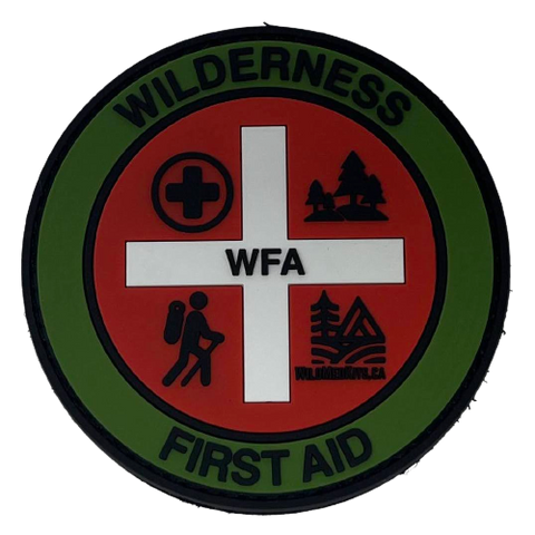Wilderness First Aid PVC Hook and Loop Patch