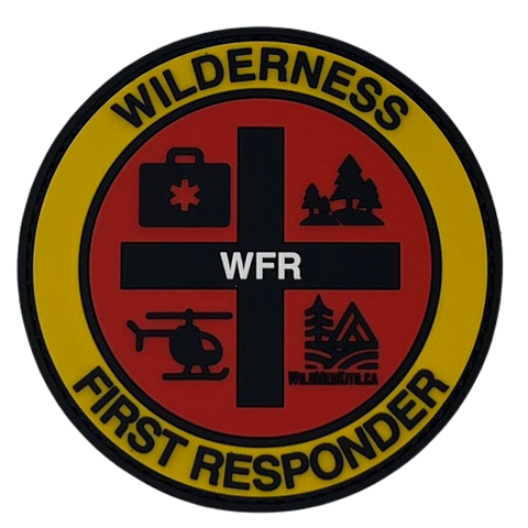 Wilderness First Responder PVC Hook and Loop Patch