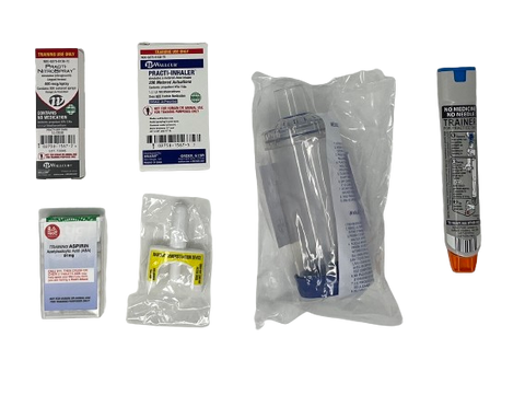 Simulated First Aid Emergency Medication Bundle