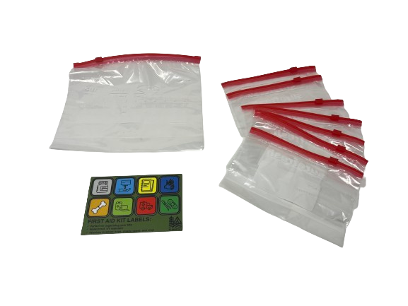 First Aid Kit Labels and Module Bags