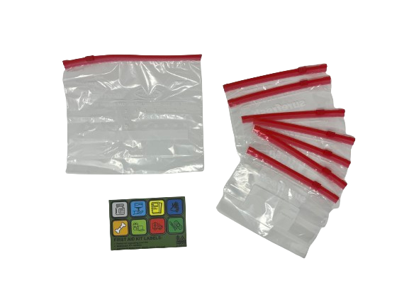 First Aid Kit Labels and Module Bags