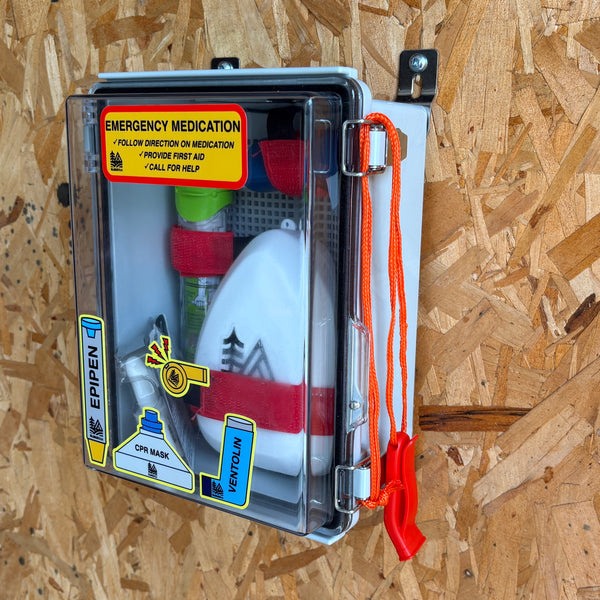 Emergency Medication Cabinet Kit: 100% Waterproof Wall Mount