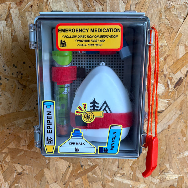 Emergency Medication Cabinet Kit: 100% Waterproof Wall Mount