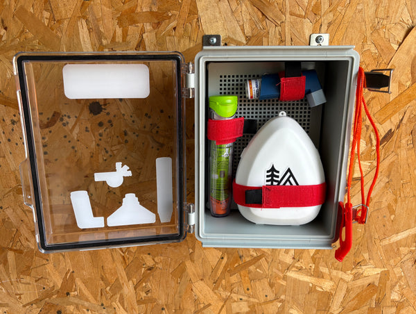 Emergency Medication Cabinet Kit: 100% Waterproof Wall Mount