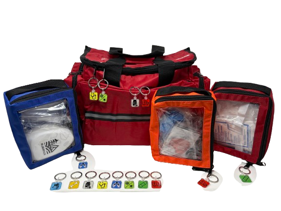 First Responder Zipper Pull Organizers: Set of 8