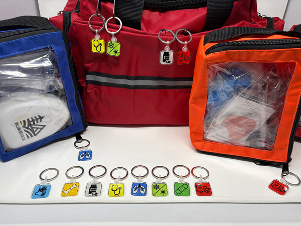 First Responder Zipper Pull Organizers: Set of 8