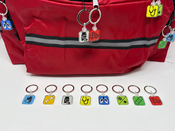 First Responder Zipper Pull Organizers: Set of 8