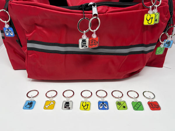 First Responder Zipper Pull Organizers: Set of 8