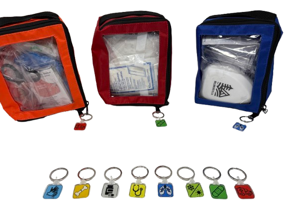 First Responder Zipper Pull Organizers: Set of 8