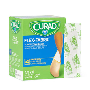 Flex-Fabric Adhesive Bandage: Standard 3/4" x 3"