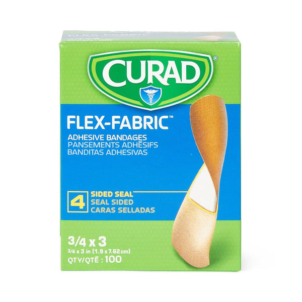 Flex-Fabric Adhesive Bandage: Standard 3/4" x 3"