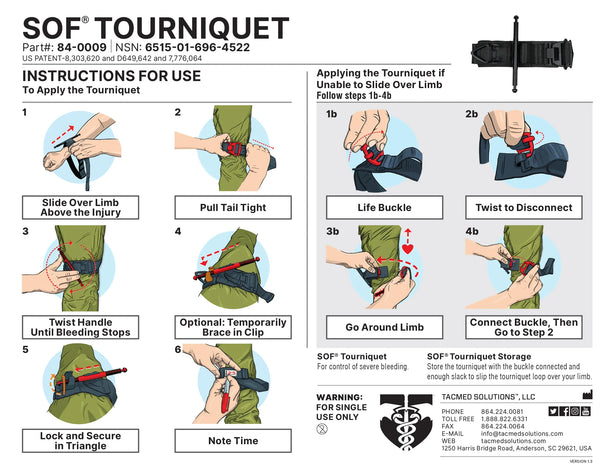SOF Tourniquet: Gen 5