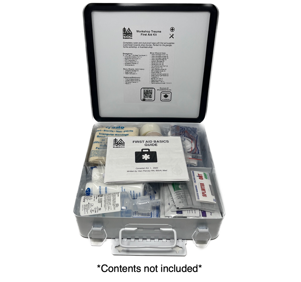 Metal First Aid Box: Wall mountable, water/dust proof – wildmedkits