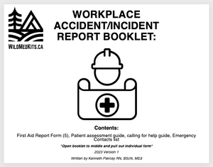 Workplace Accident/Incident Report Form Booklet