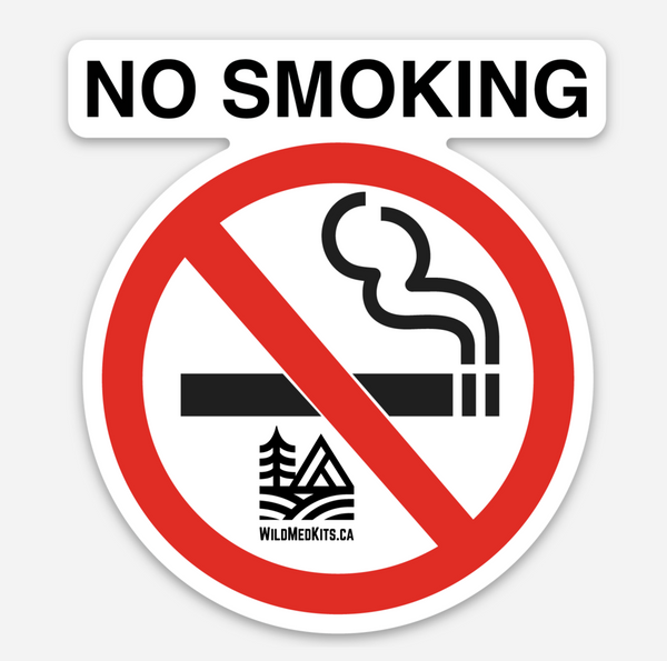 No Smoking Sticker