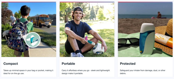 Aero2Go: Portable Aerochamber MDI Spacer