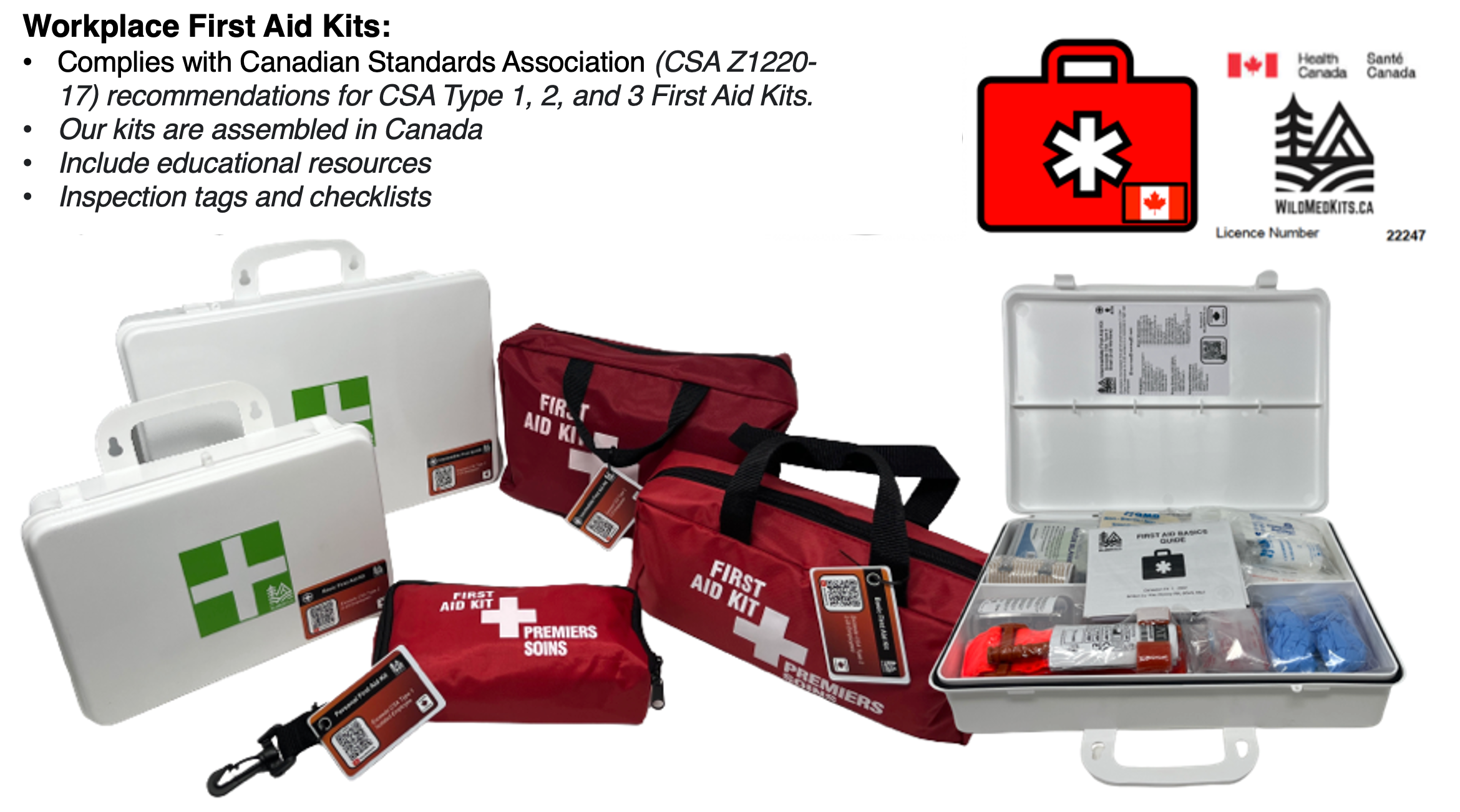 First aid best sale kits canada