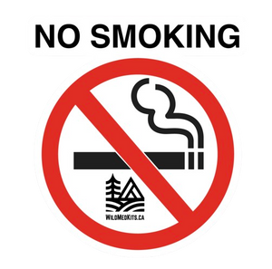 No Smoking Sticker