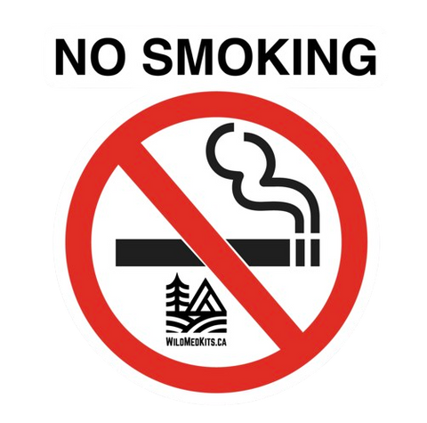 No Smoking Sticker