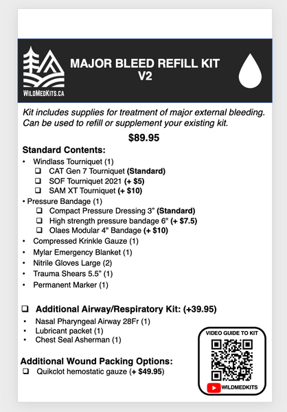 Major Bleed Refill Kit V2