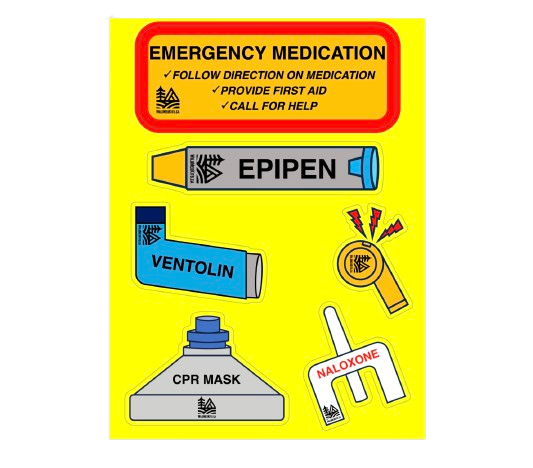 Emergency Medication Label Sheet