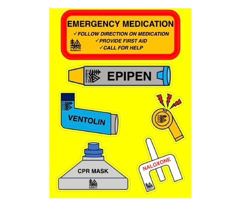 Emergency Medication Label Sheet