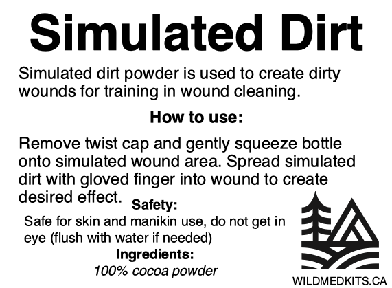 Simulated Dirt Applicator Bottle 12g