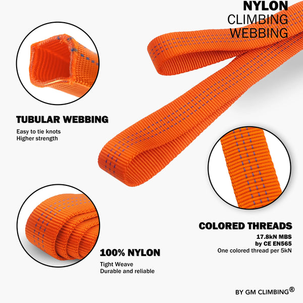 Tubular Rescue Webbing: 300' Spool