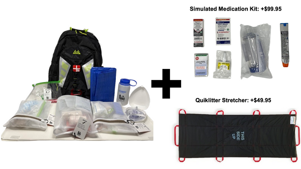 Wilderness First Aid Simulated Training Backpack