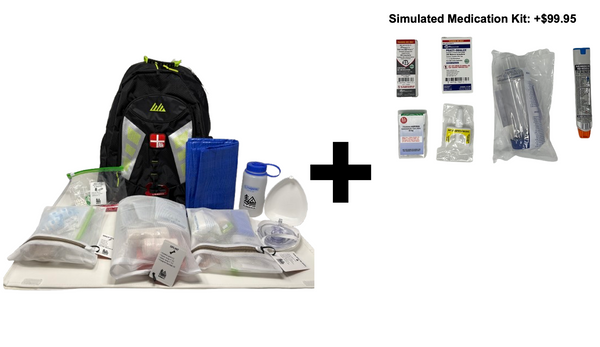 Wilderness First Aid Simulated Training Backpack