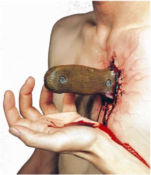 Impaled Knife: Casualty Simulation