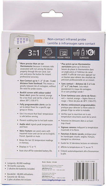 Physio Logic ProScan Non-Contact Infrared Digital Thermometer