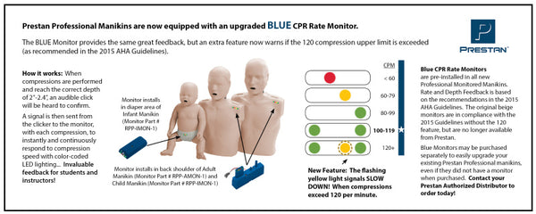 Prestan Professional Infant CPR-AED Training Manikin