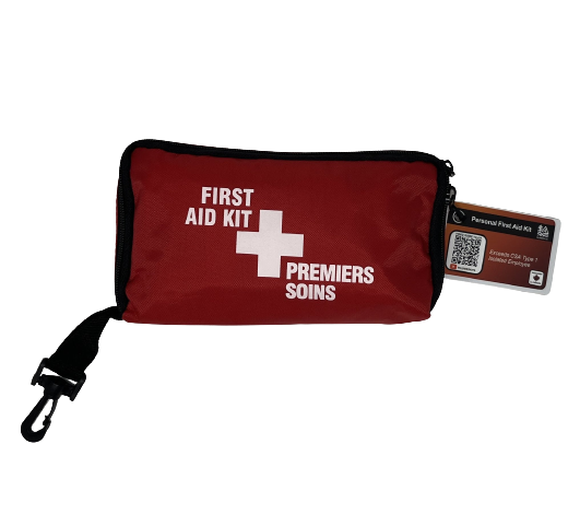 Personal First Aid Kit: CSA Type 1 Compliant (CSA standard Z1220-17)