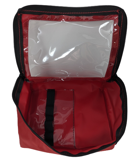 Coloured Module Pouch with Clear Window