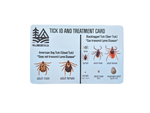 Tick Identification and Treatment Card