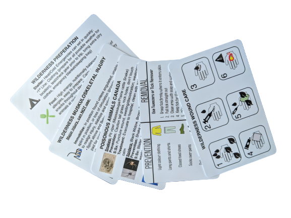 Wilderness First Aid Reference Cards