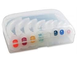 Oral Pharyngeal Airway (OPA) set of 8 with case