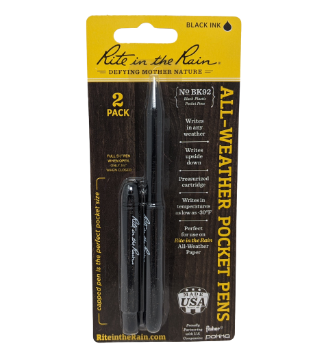 All Weather Pocket EDC Space Pen: 2 pack
