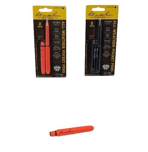 Rite In The Rain No. BK92 Black Pokka All-Weather Pocket Pen 2 Pack For Sale