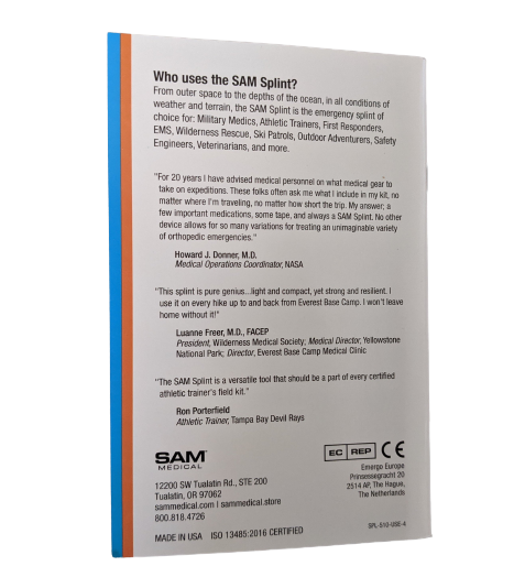 Sam Splint Guide.pdf SAM Splint User Guide – wildmedkits