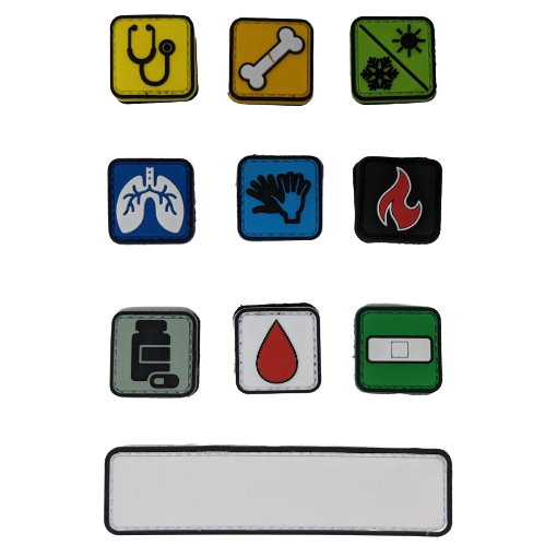 Pvc Medical Patch PVC Medical Organization Patches – wildmedkits