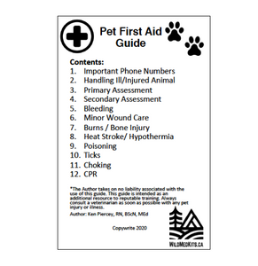 Pet First Aid Pocket Guide